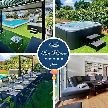 Villa San Patricio I Piscina Privada I Jacuzzi Spa I Bbq I Ps5 I Aire Acon I 3000M2 I 5Min-Centro 헤레스 외부 사진