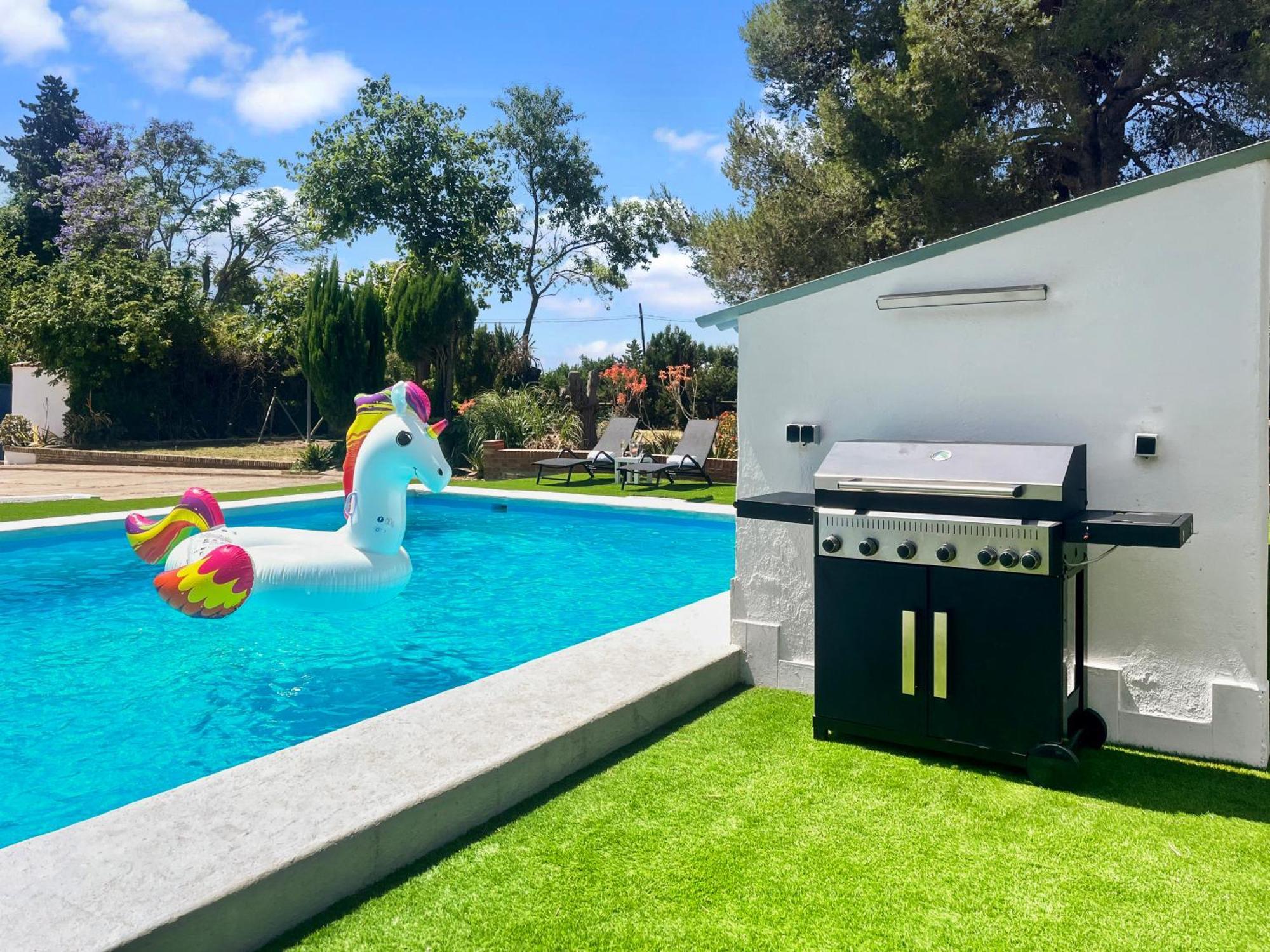 Villa San Patricio I Piscina Privada I Jacuzzi Spa I Bbq I Ps5 I Aire Acon I 3000M2 I 5Min-Centro 헤레스 외부 사진